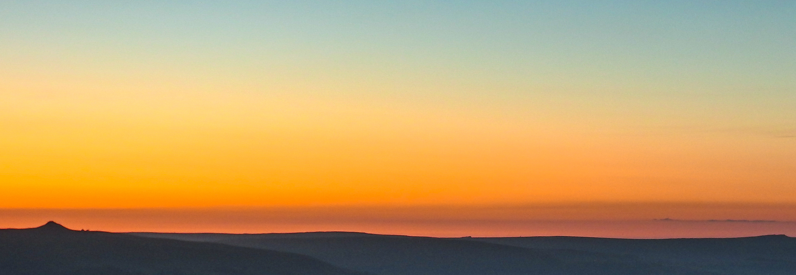Orange sky