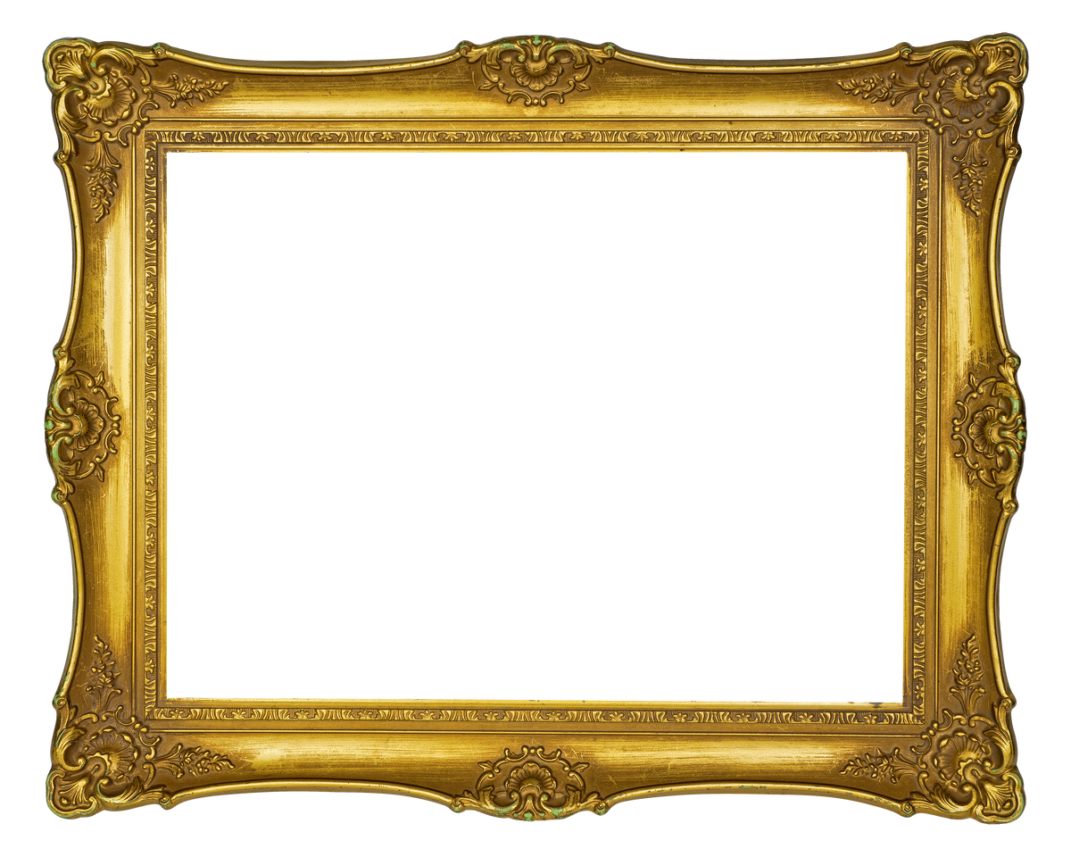 Golden Vintage Picture Frame
