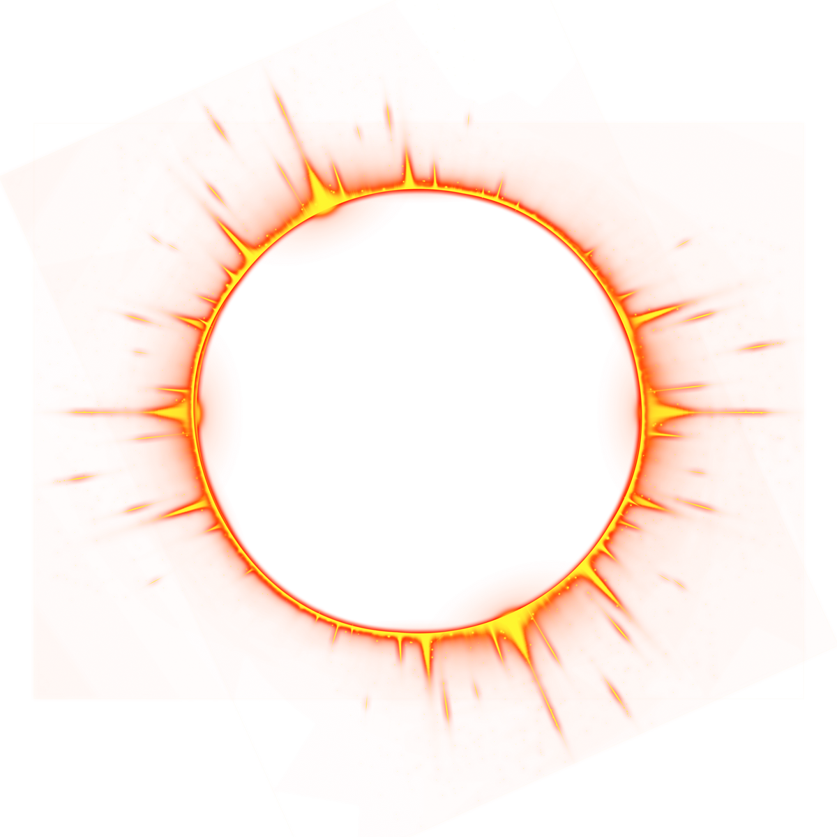 Fire Glowing Light Circle