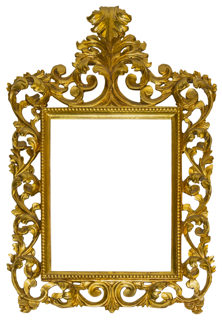 Antique Glided Wooden Frame Illustration